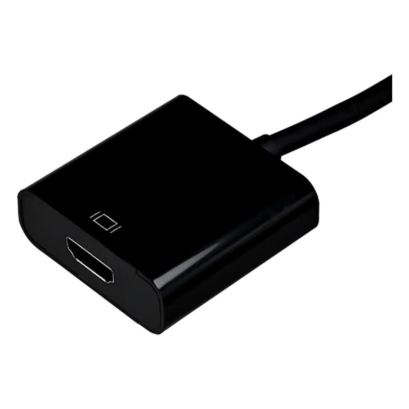 Cabo Adaptador Conversor DisplayPort para HDMI - 15cm (DisplayPort Macho X HDMI Femea)