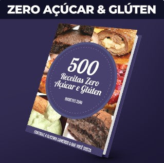 500 Receitas Zero Açúcar Sem Glúten Forma Controlar Diabetes Autoimune